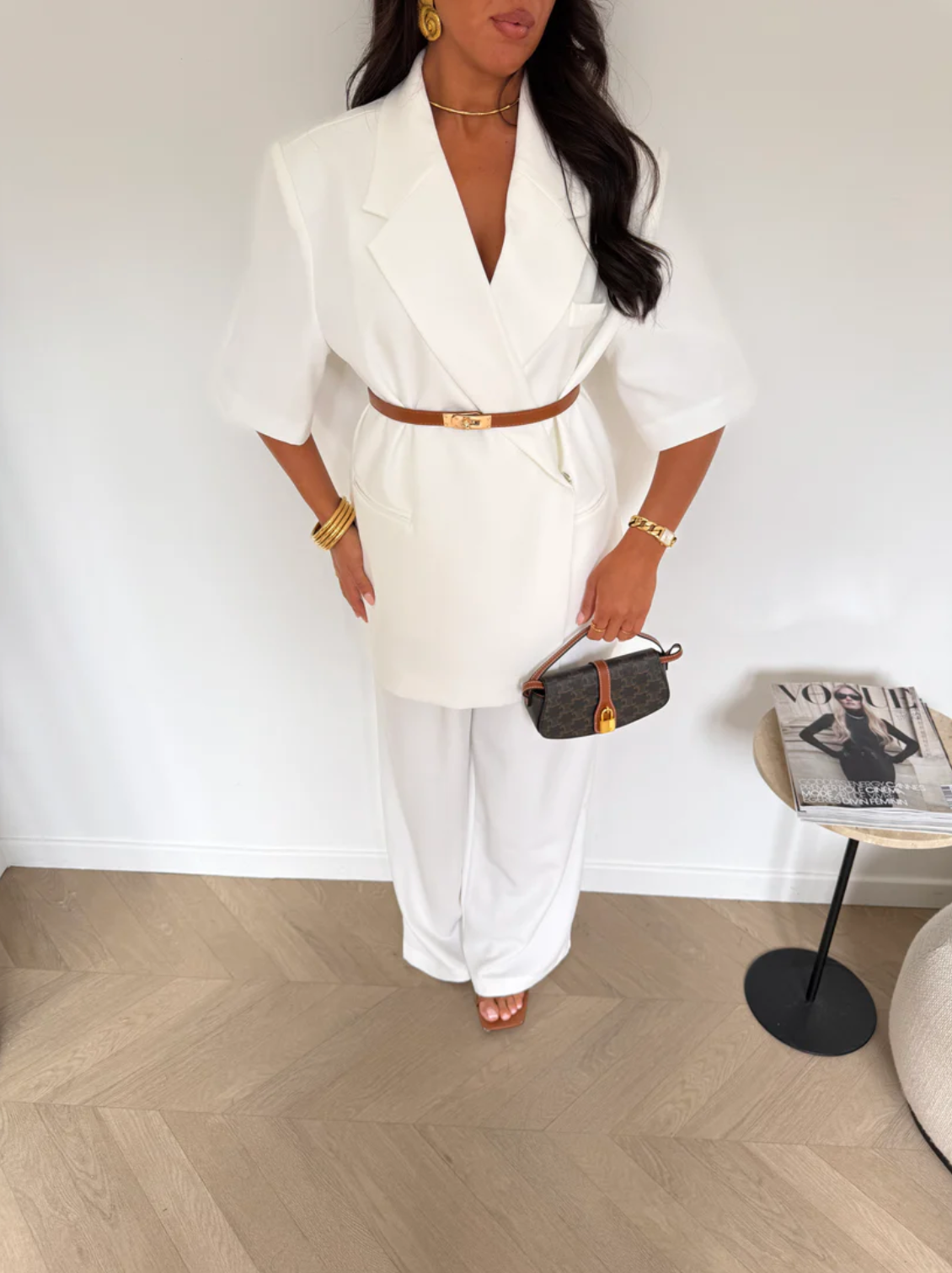 SIENNA Wide-Leg Tailored Trousers
