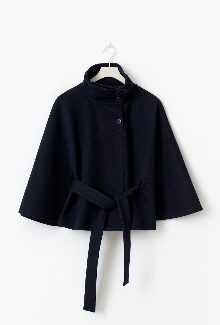 NEYLA Cape-Jacke mit Gürtel
