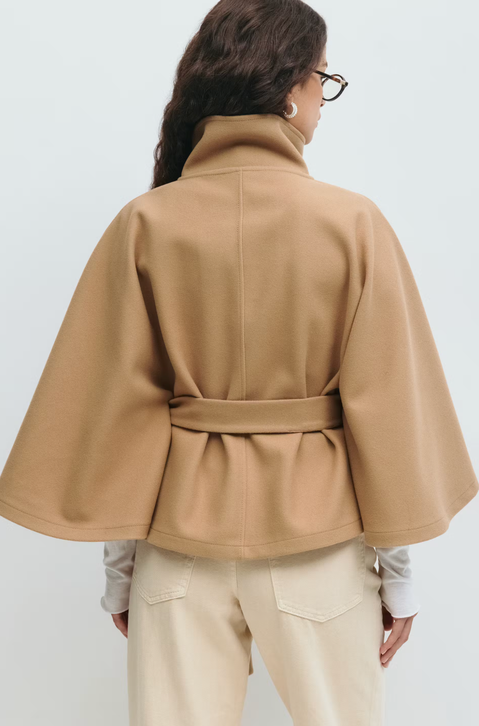 NEYLA Cape-Jacke mit Gürtel