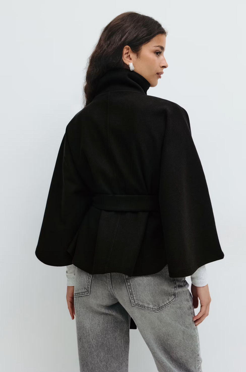 NEYLA Cape-Jacke mit Gürtel