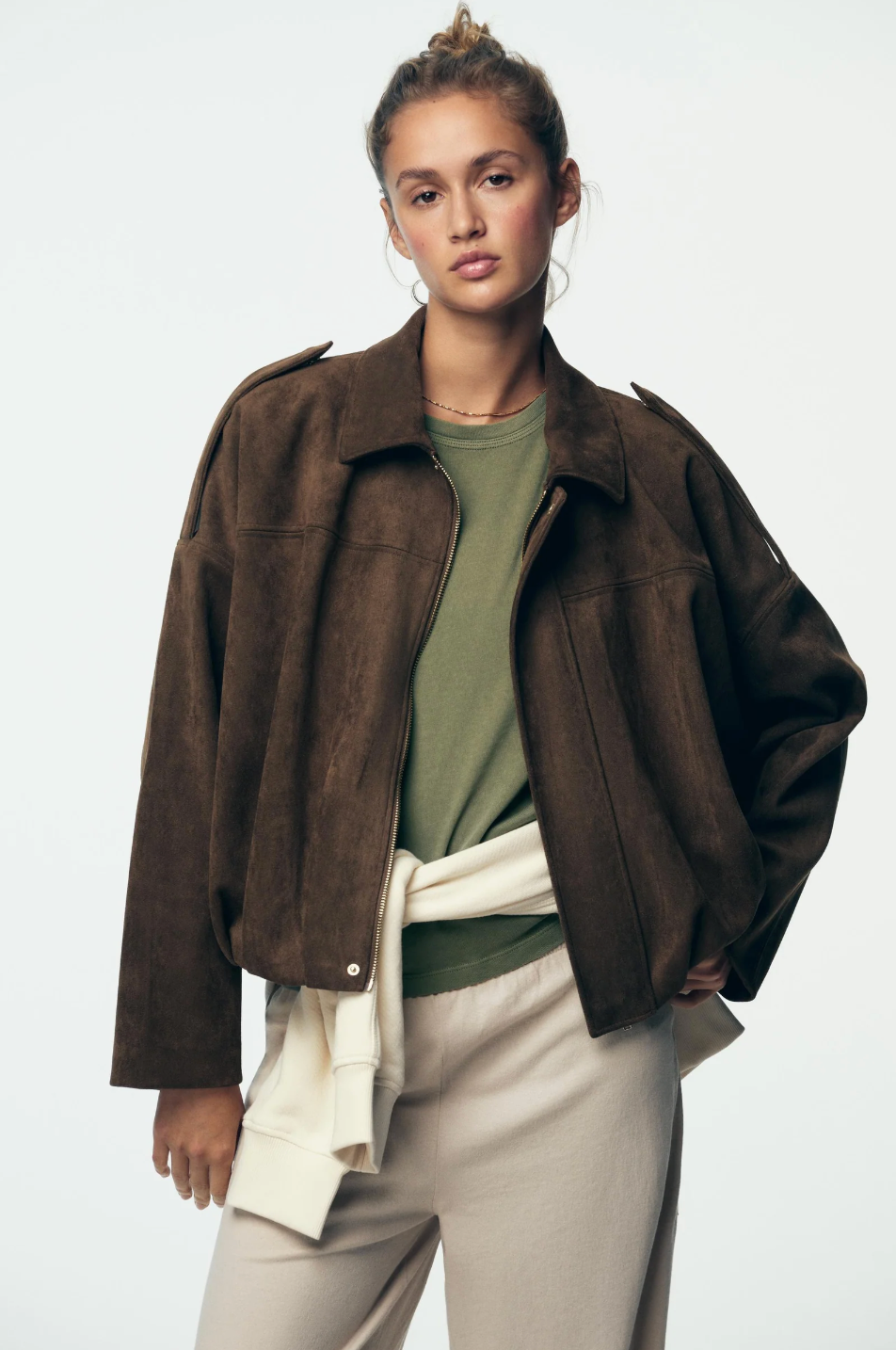 SEMRA Urban Wildleder-Übergröße-Jacke