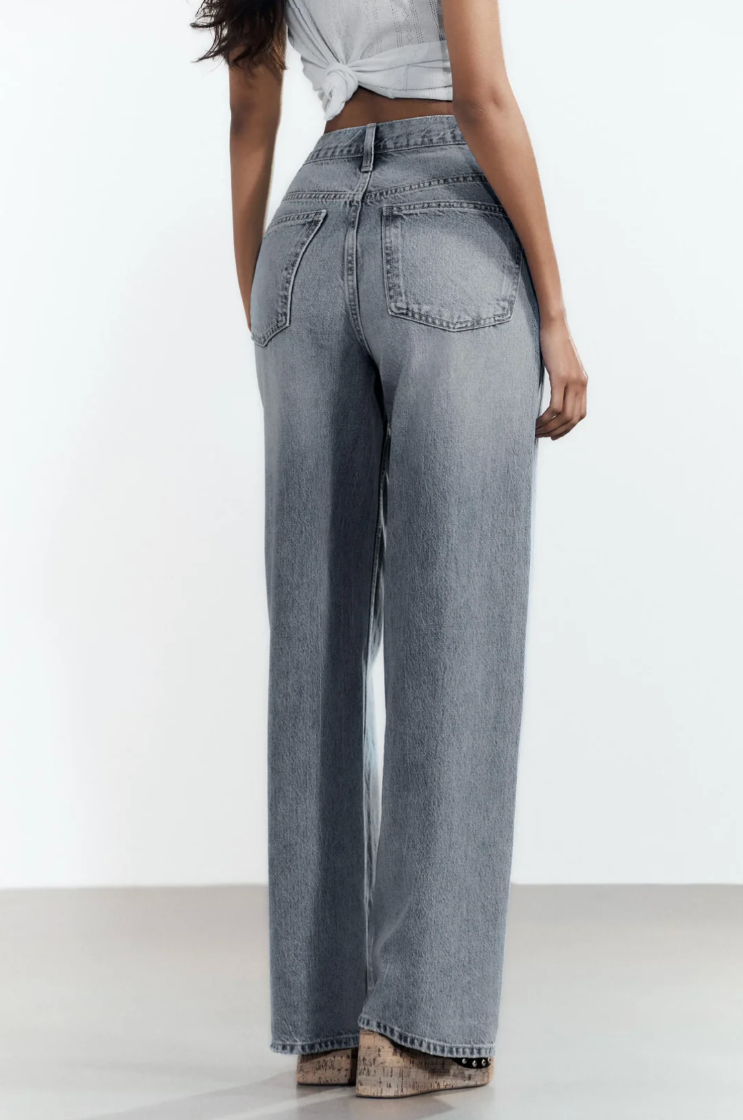 SYAR High-Waist Wide Leg Jeans