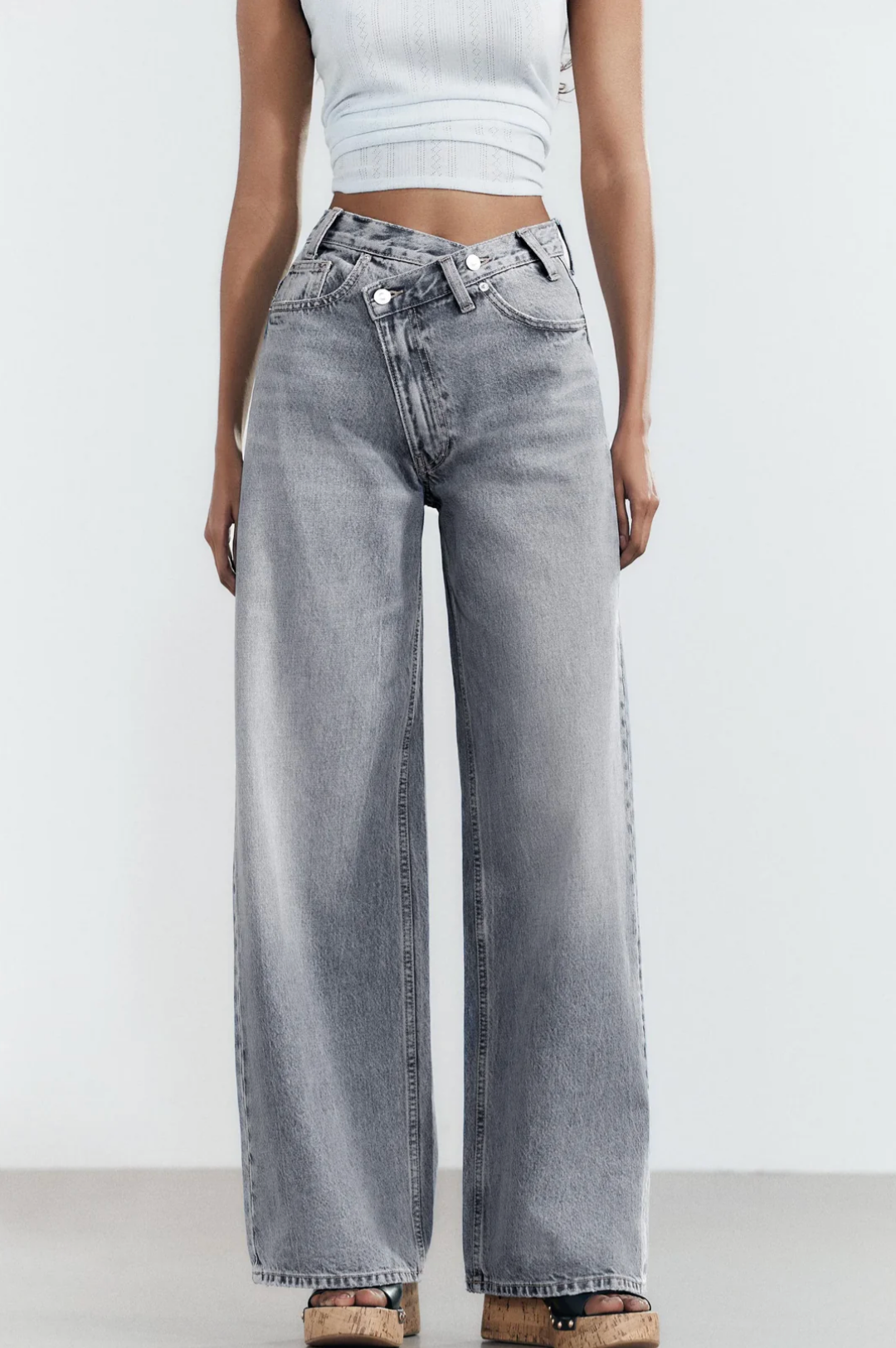 SYAR High-Waist Wide Leg Jeans