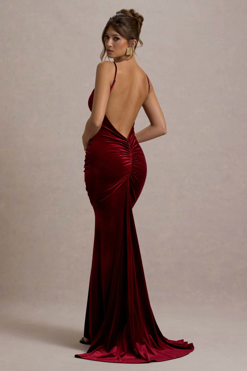 ELIRA Backless Maxi Dress