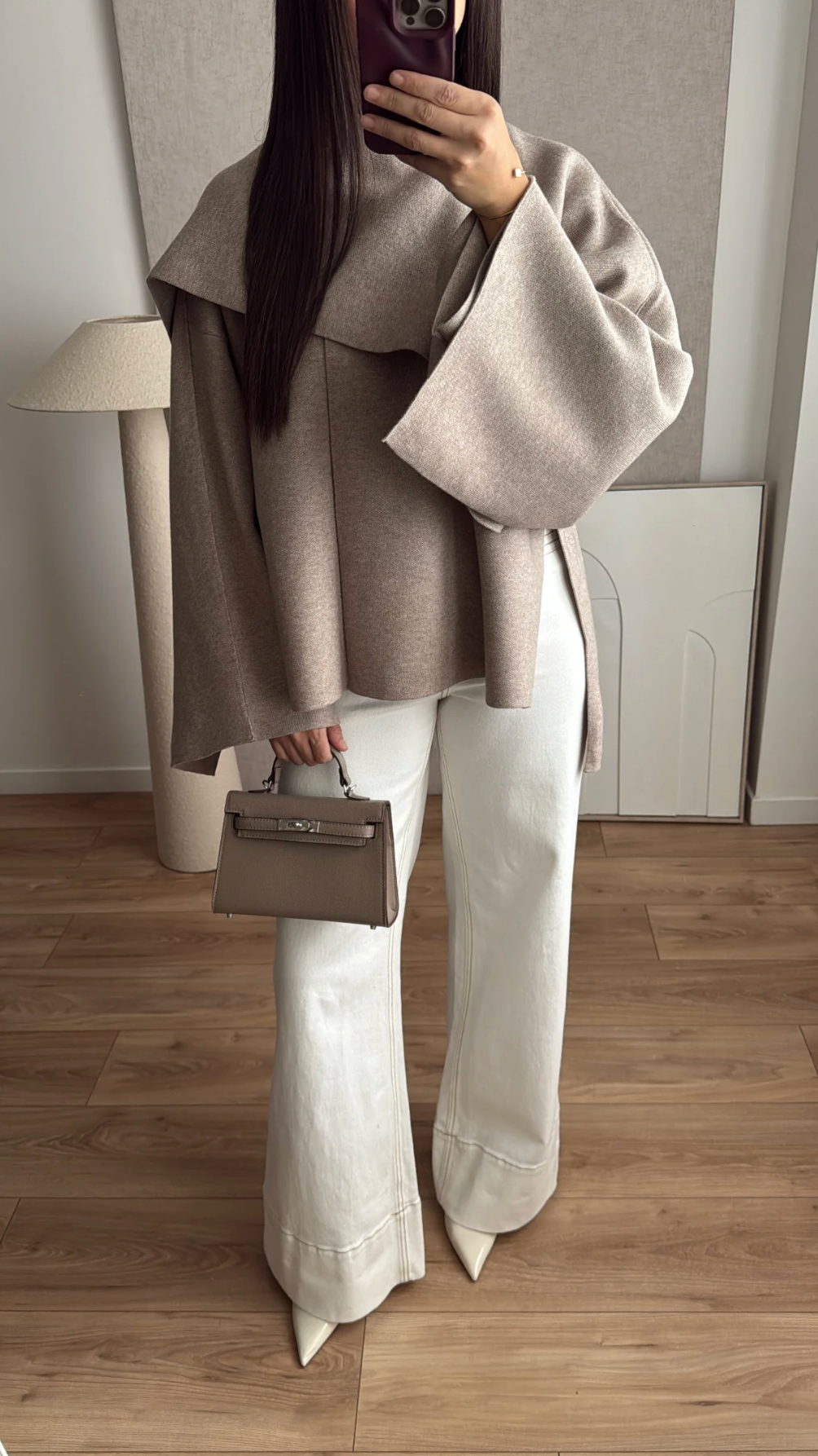 SALWA Wool Blend Cape