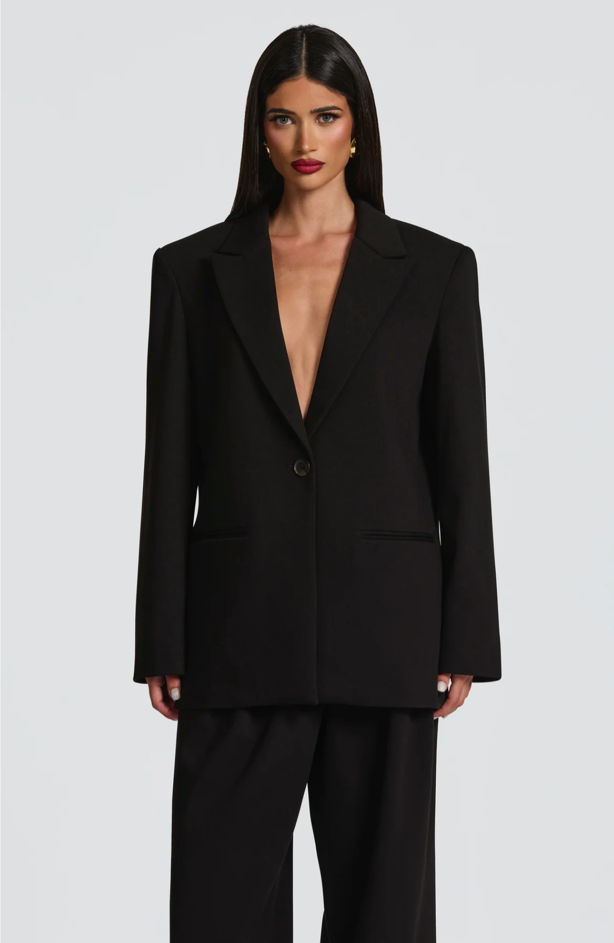 REYCE Oversized Black Blazer