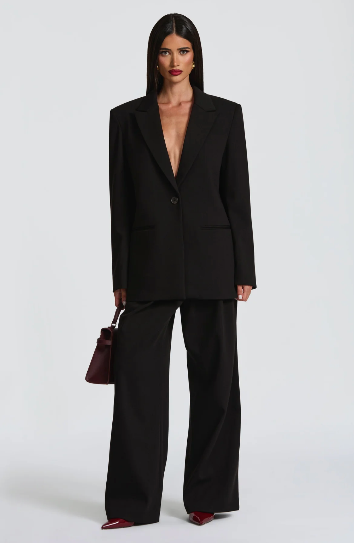 REYCE Oversized Black Blazer