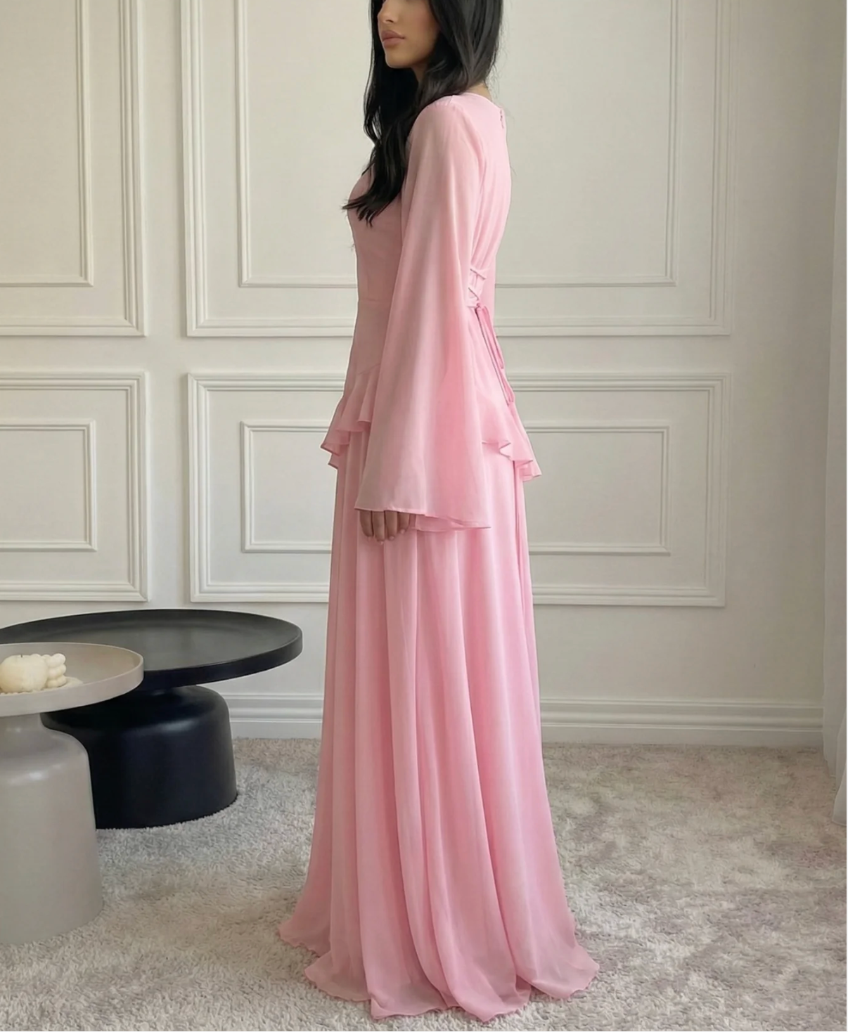 VEELYA - Chiffon Maxi Dress