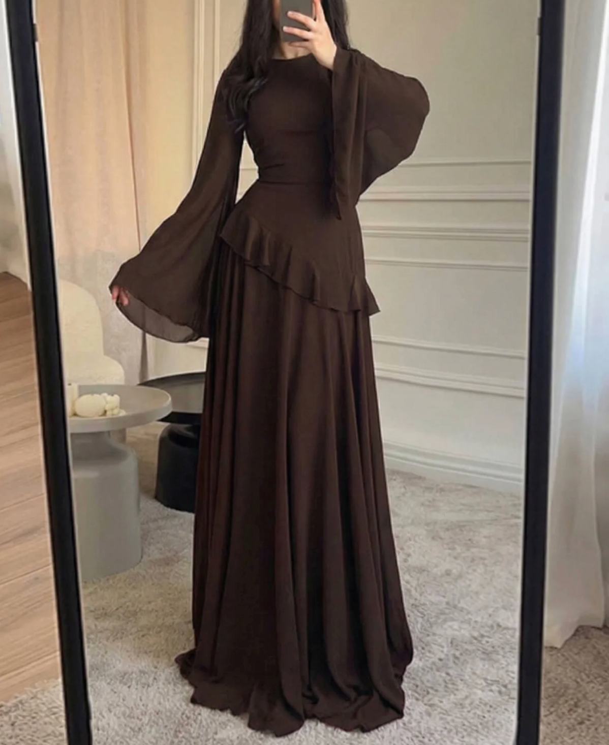 VEELYA - Chiffon Maxi Dress