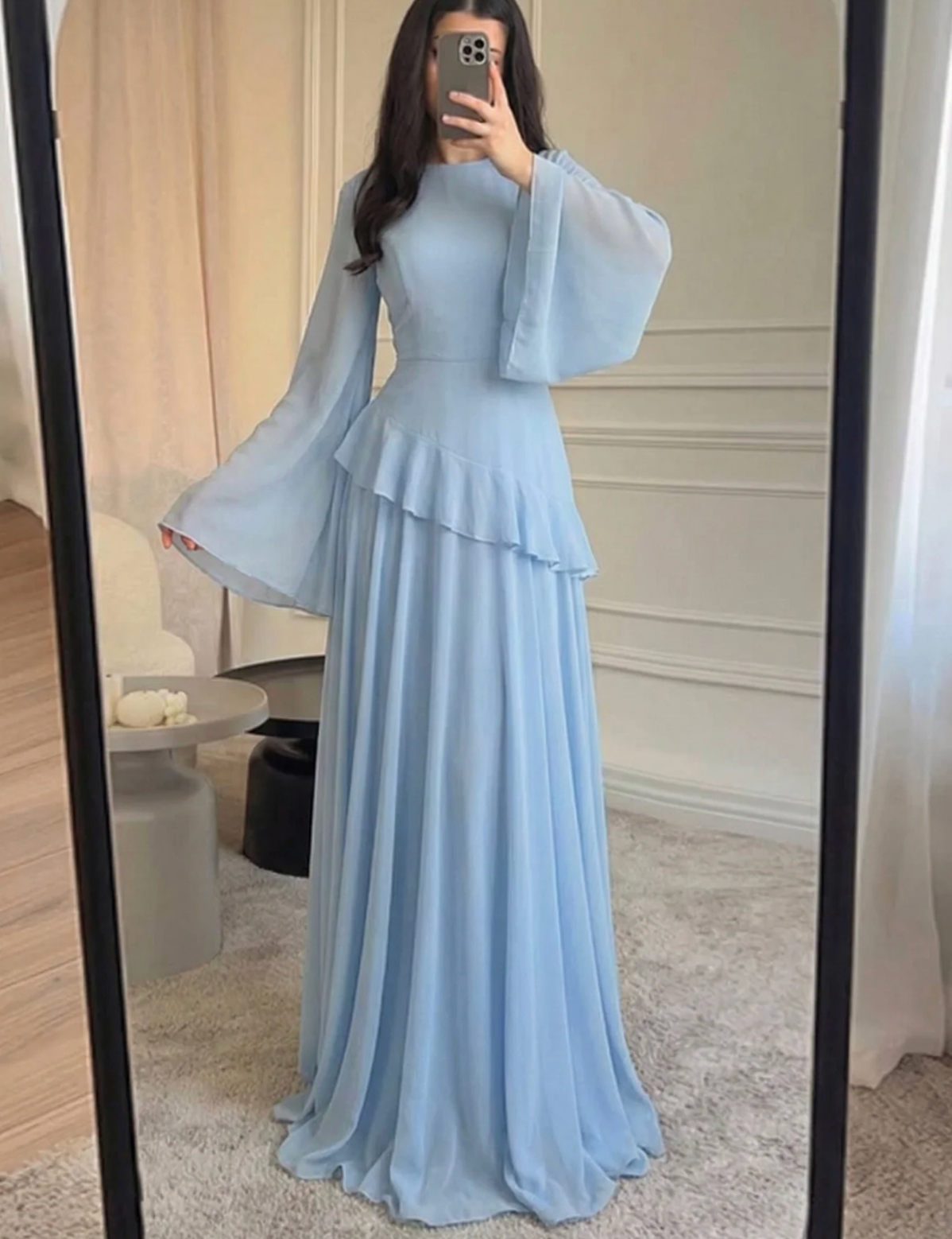 VEELYA - Chiffon Maxi Dress