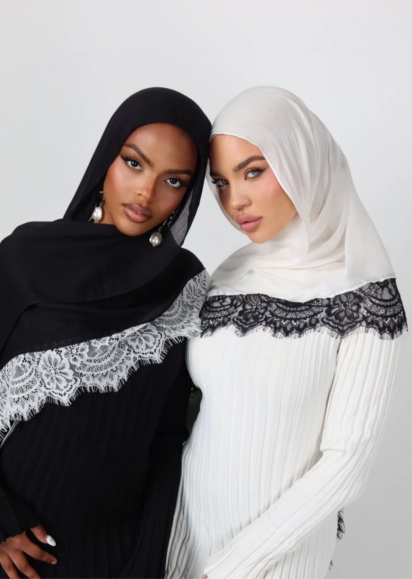 KHEYRAA Lace Modal Hijab