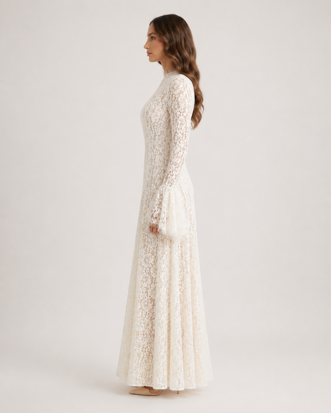 AYLIN Lace Maxi Dress