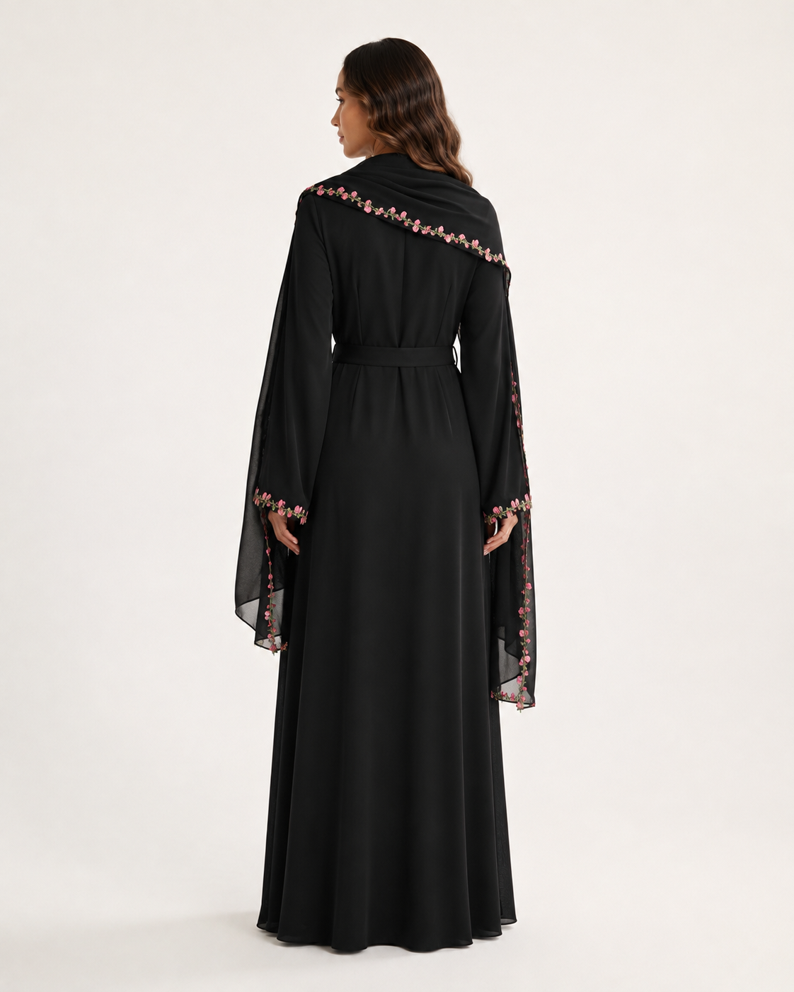 AYNUR Embroidered Maxi Dress