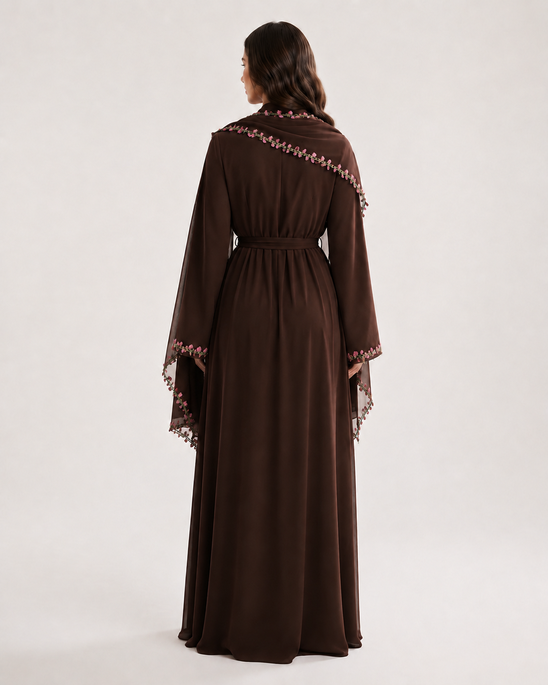 AYNUR Embroidered Maxi Dress