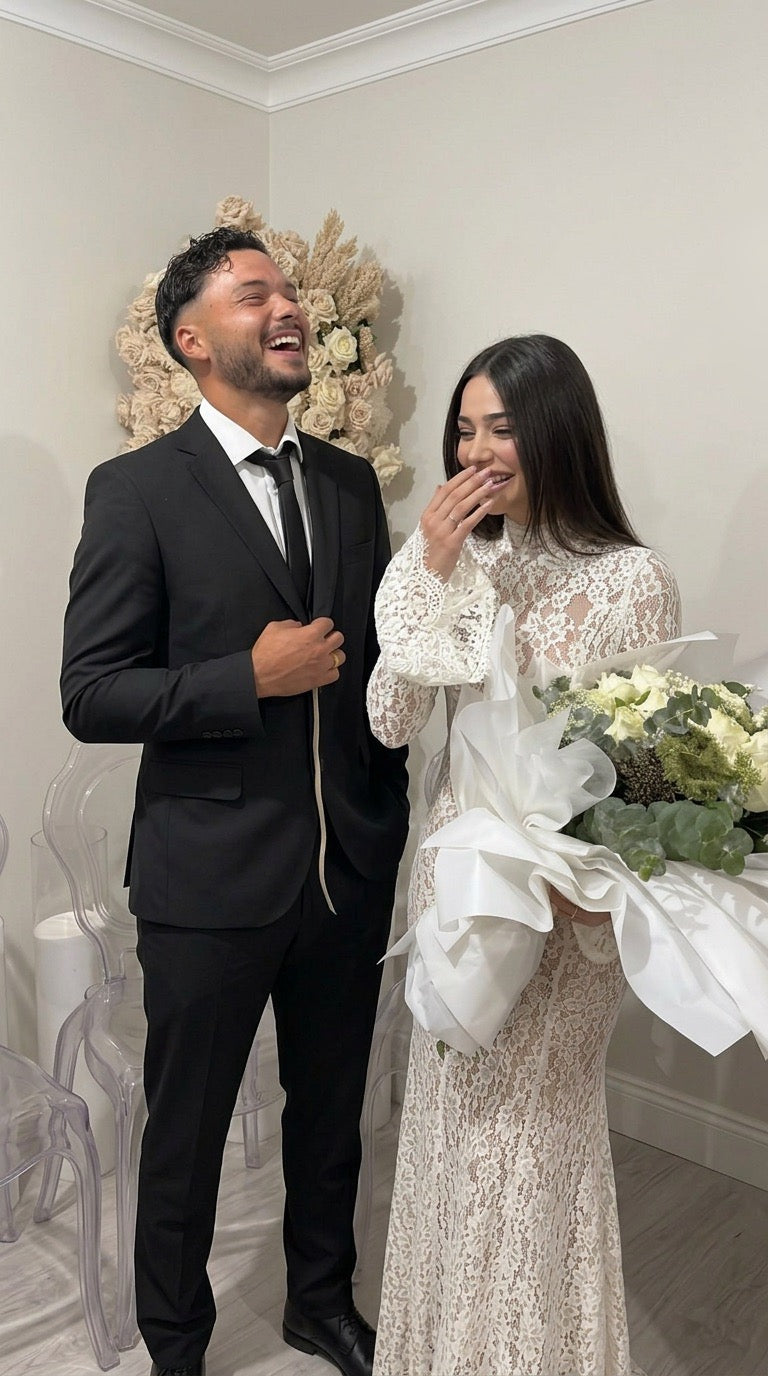 AYLIN Lace Maxi Dress