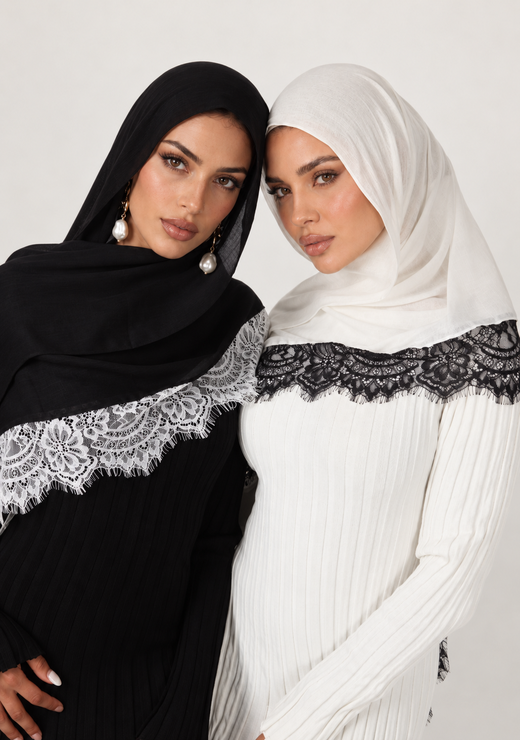 KHEYRAA Lace Modal Hijab