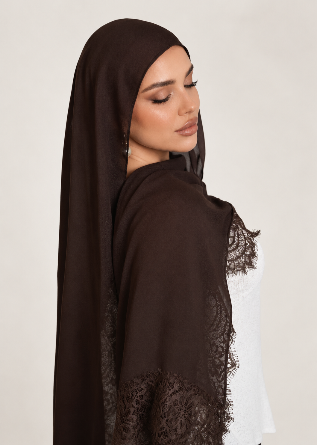 KHEYRAA Lace Modal Hijab