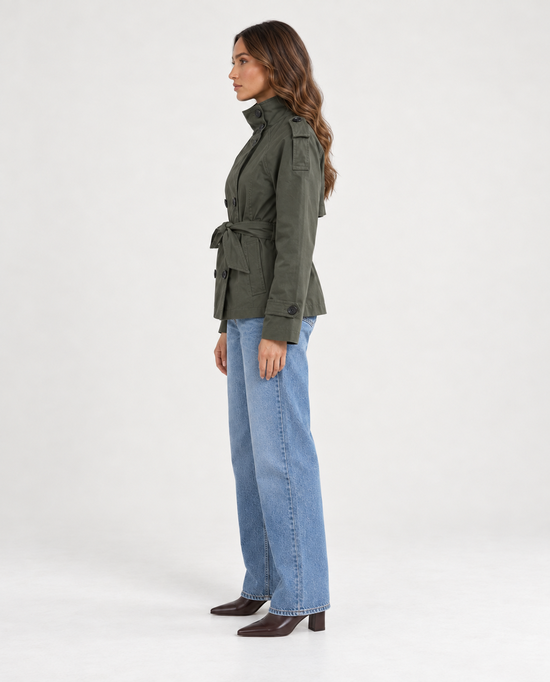 PAULA Kurzer Trenchcoat