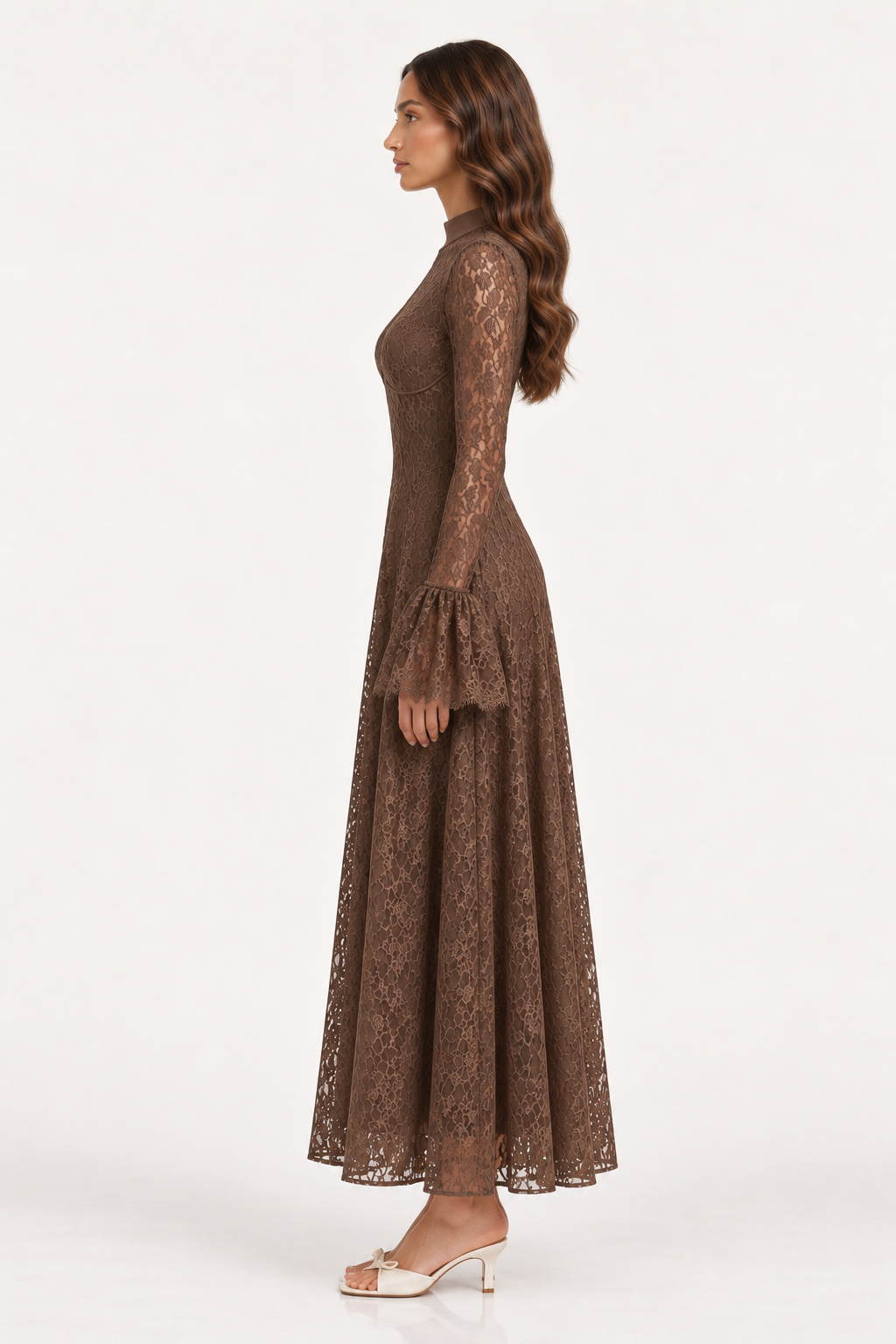 NILÜFER Lace Maxi Dress