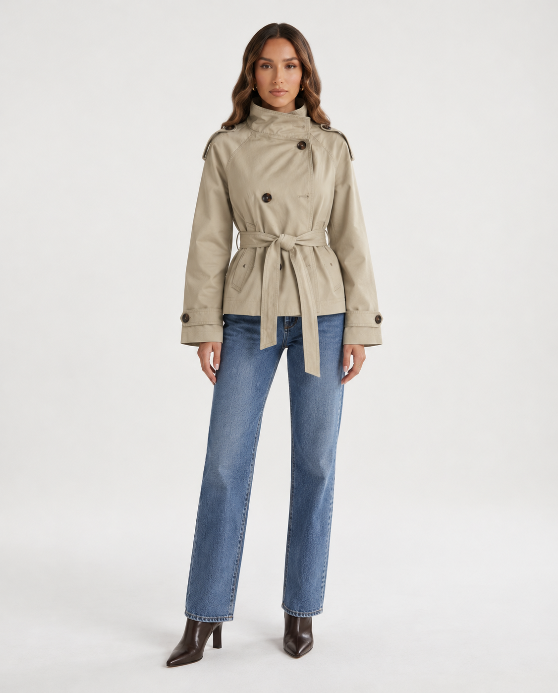 PAULA Short Trench Coat