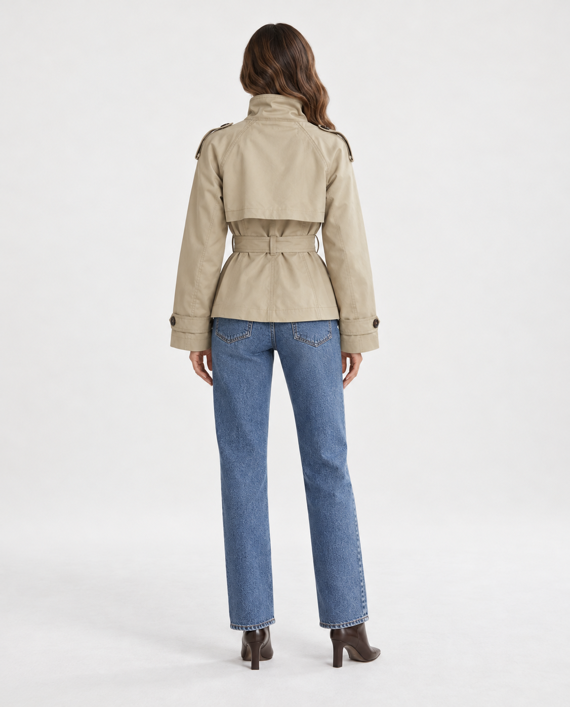 PAULA Kurzer Trenchcoat