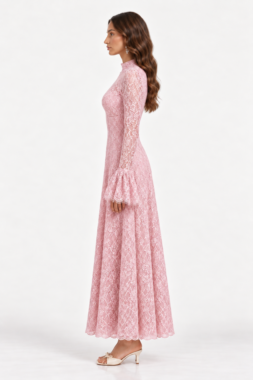 NILÜFER Lace Maxi Dress