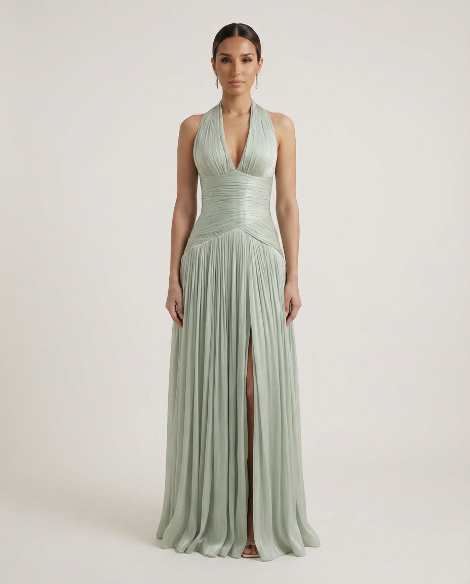 MIRAY Gathered Maxi Dress