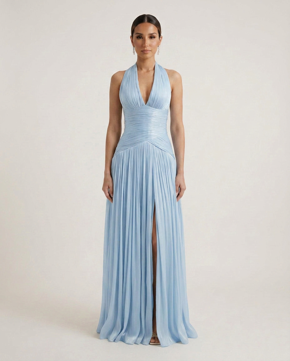 MIRAY Gathered Maxi Dress