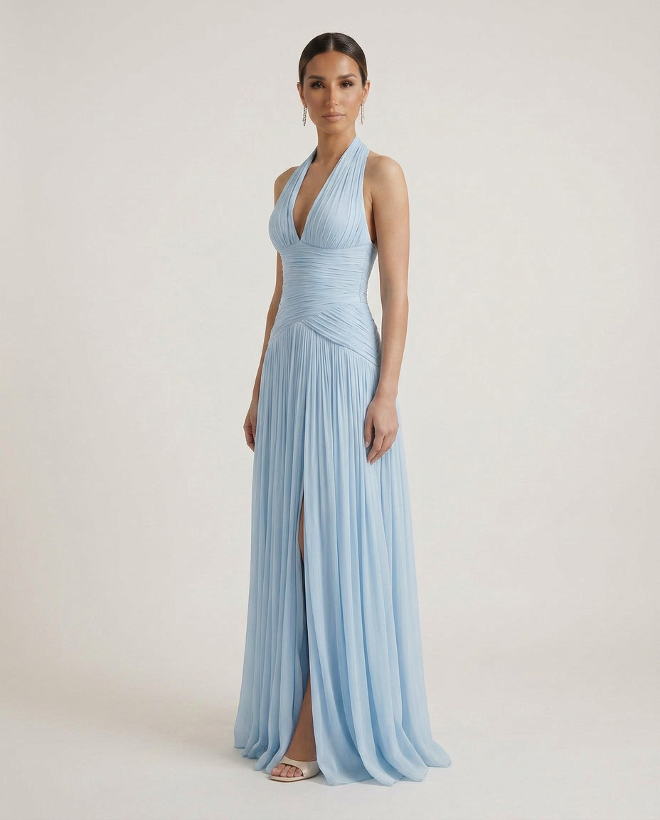 MIRAY Gathered Maxi Dress