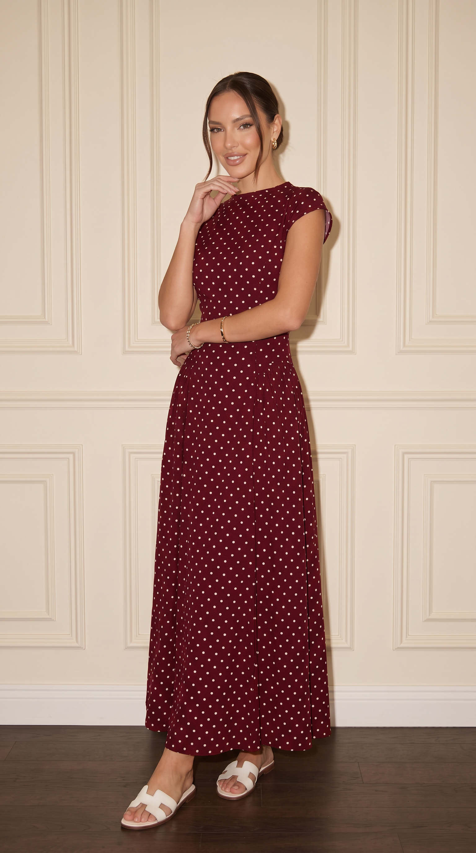 LAYAN Polka Dot Dress