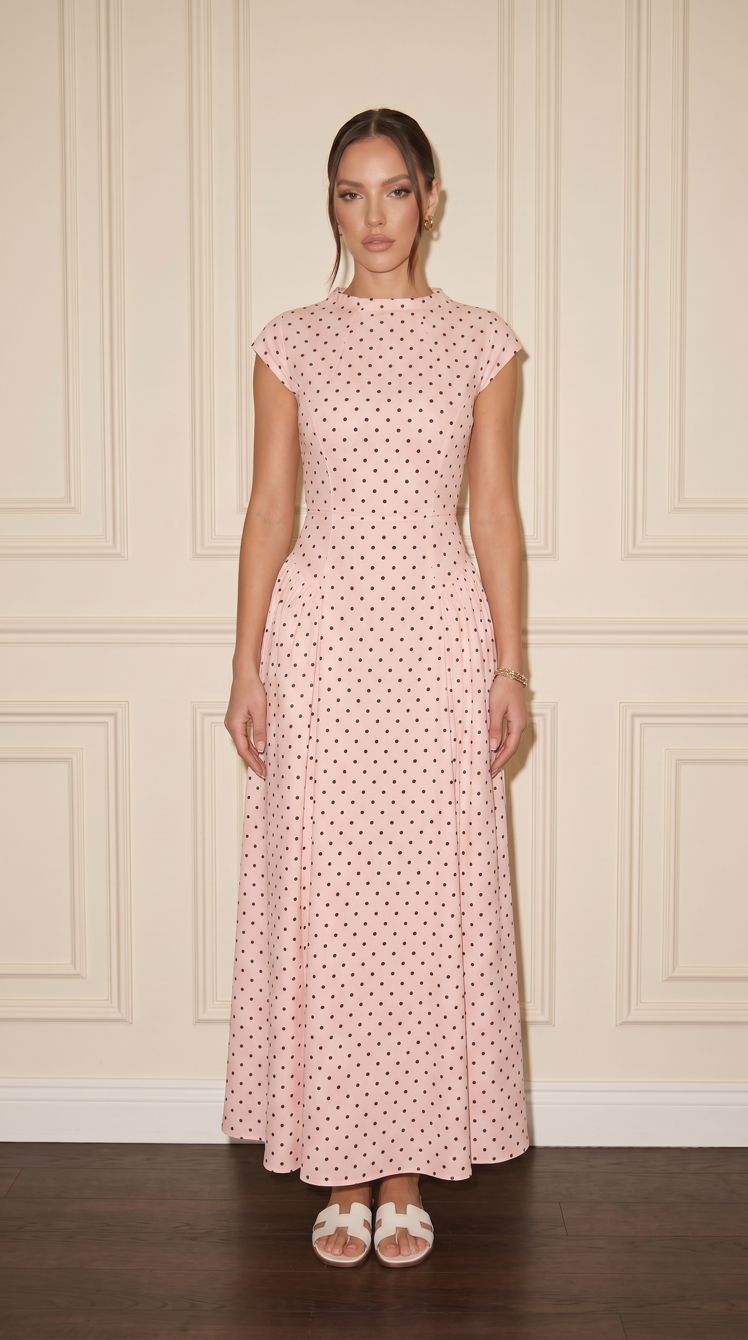 LAYAN Polka Dot Dress