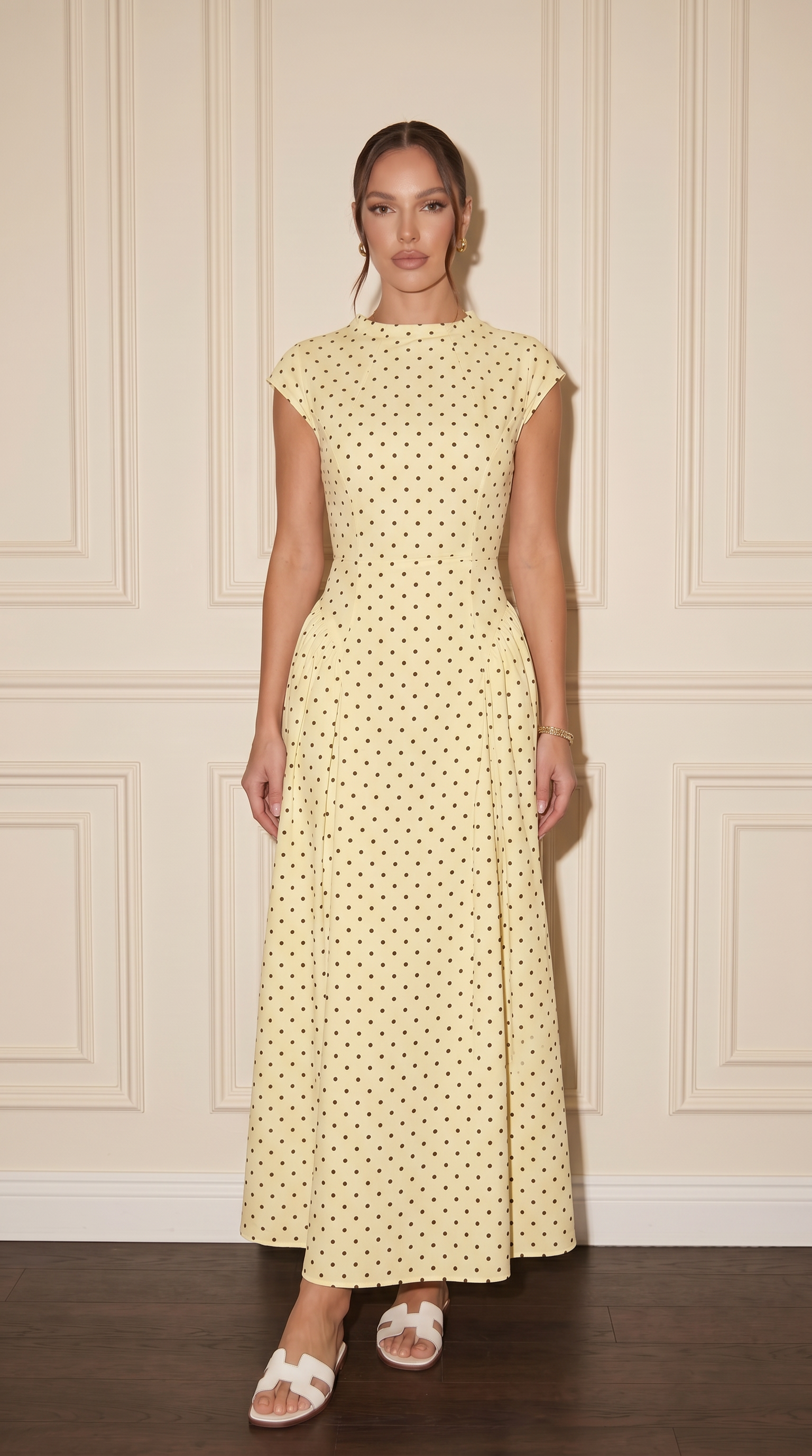 LAYAN Polka Dot Dress