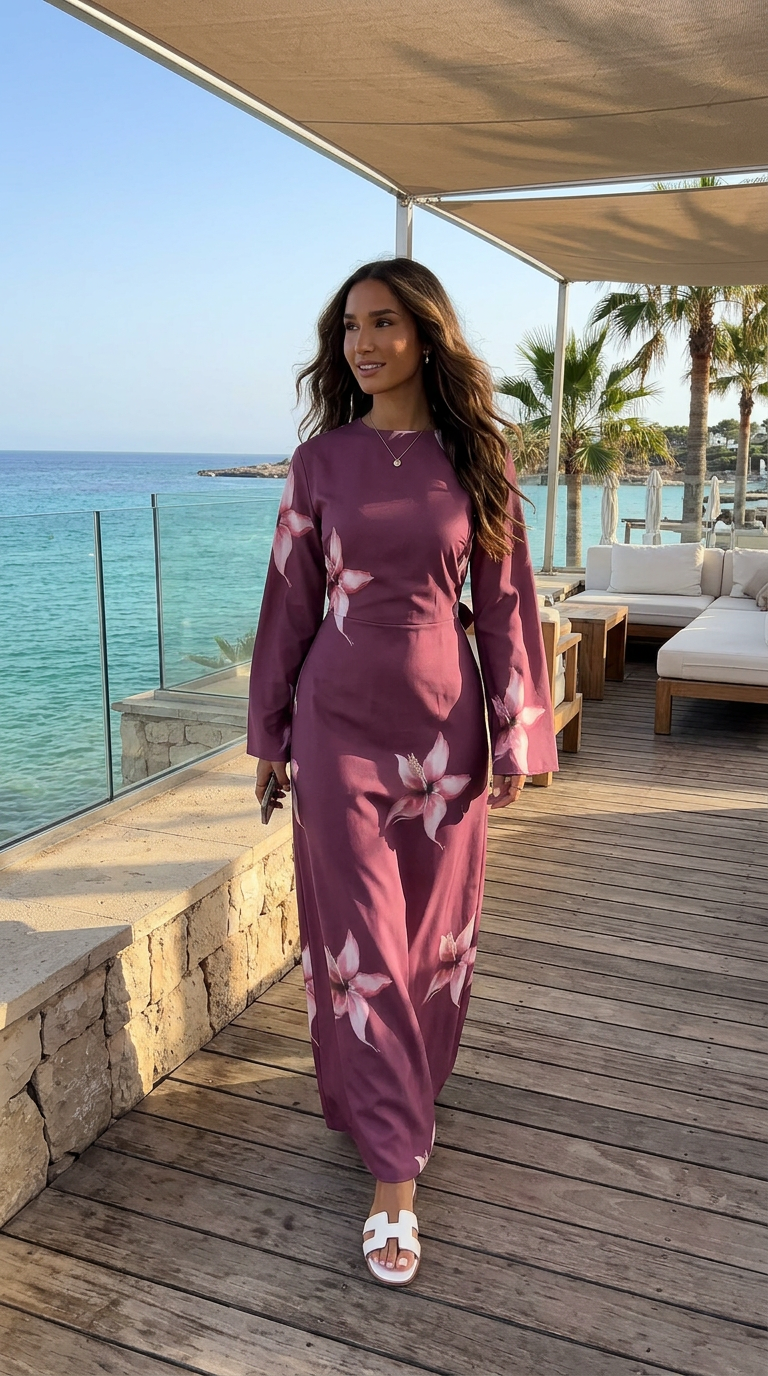 YASMINE Floral Maxi Dress