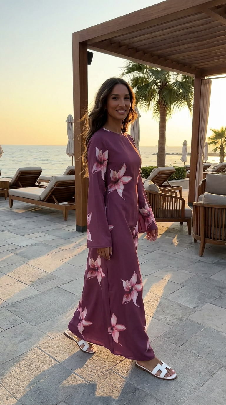 YASMINE Floral Maxi Dress