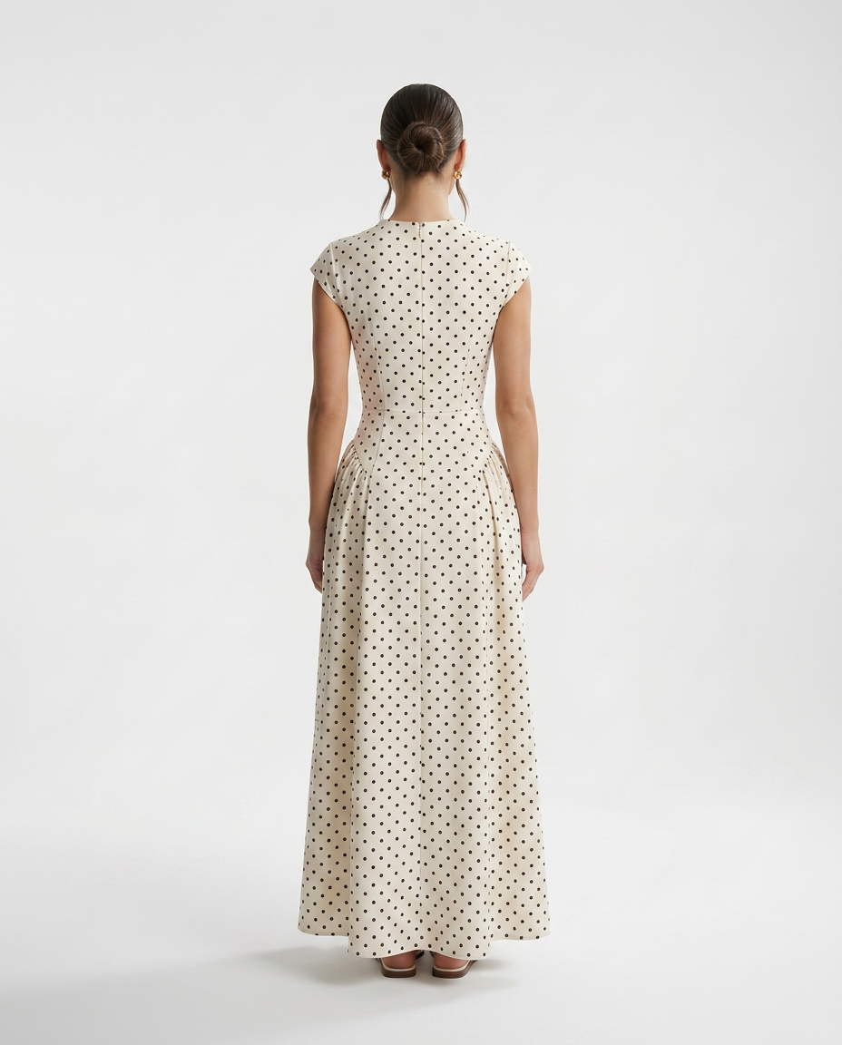 LAYAN Polka Dot Dress