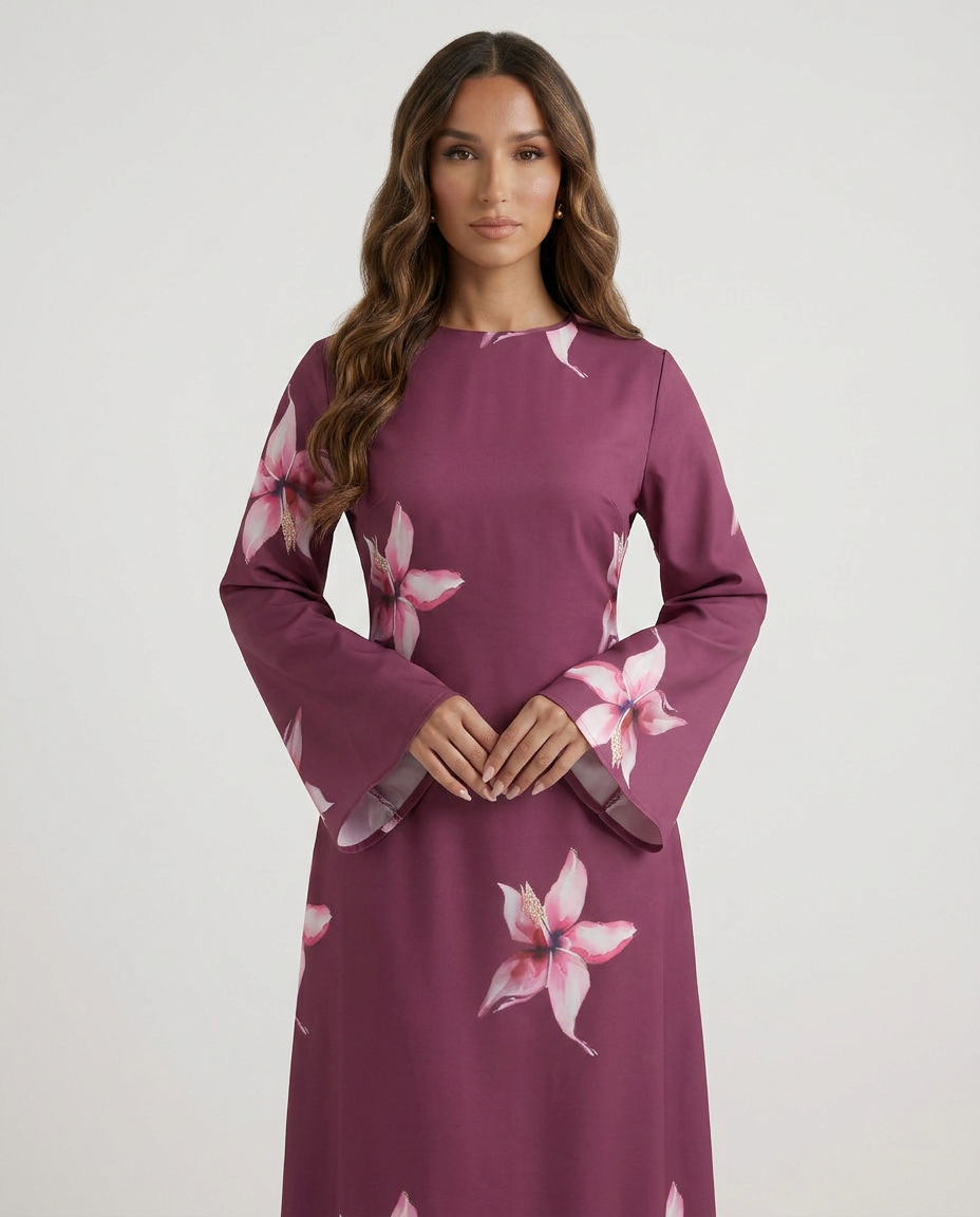YASMINE Floral Maxi Dress