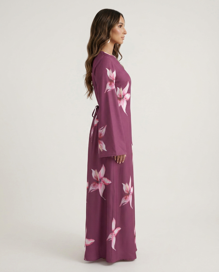 YASMINE Floral Maxi Dress