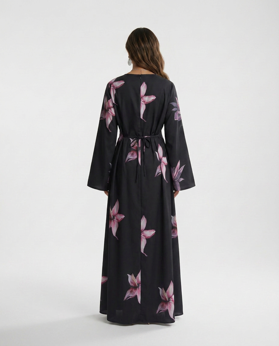 YASMINE Floral Maxi Dress
