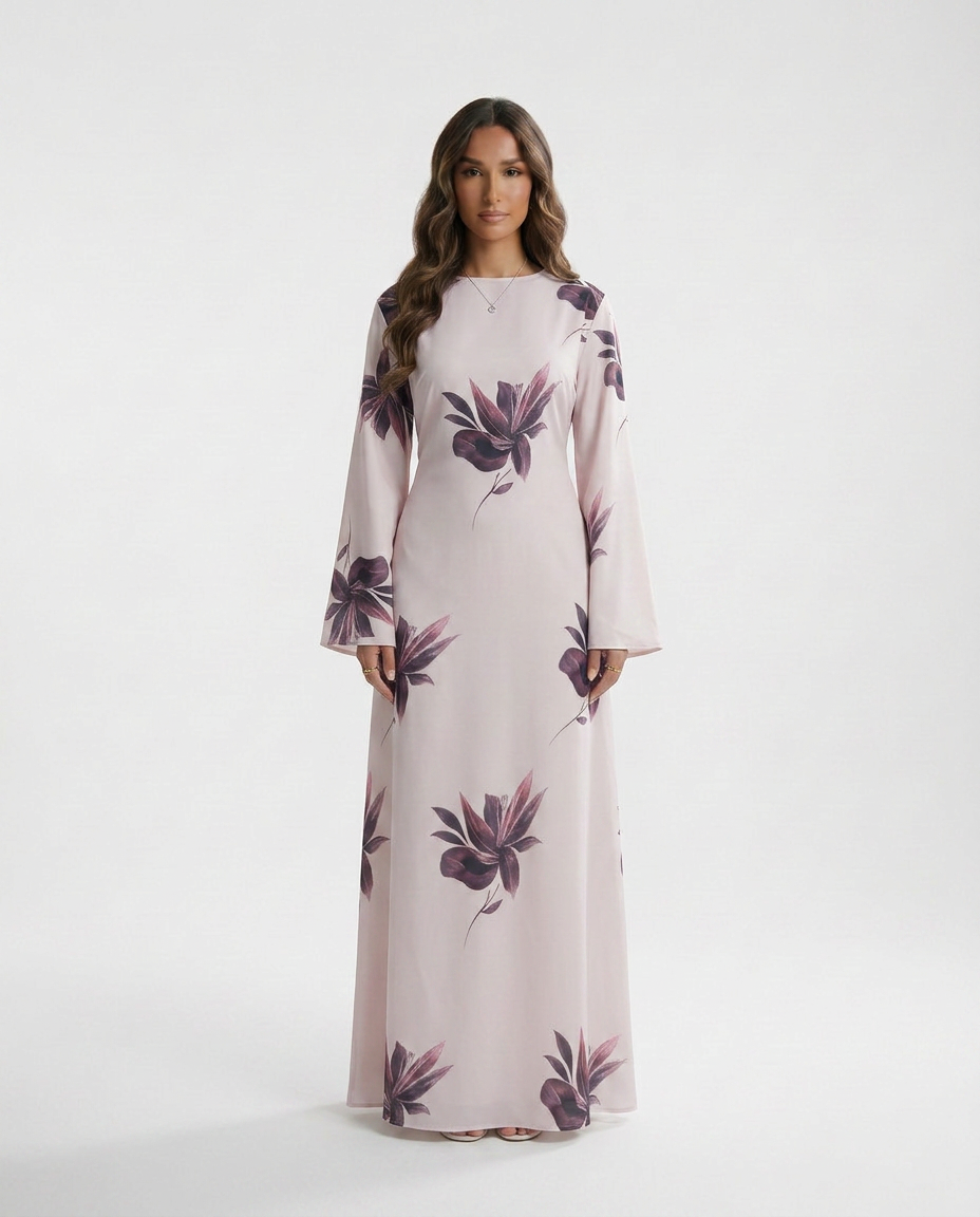 YASMINE Floral Maxi Dress