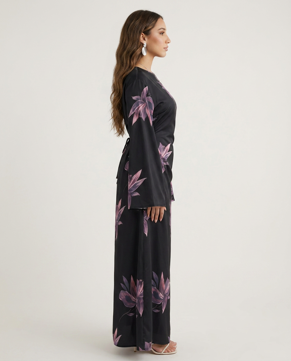 YASMINE Floral Maxi Dress