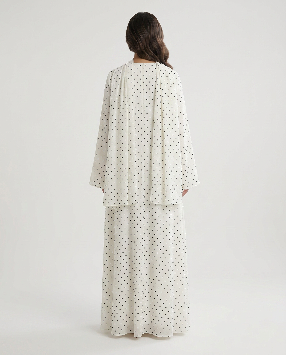 SEVDA Heart Abaya