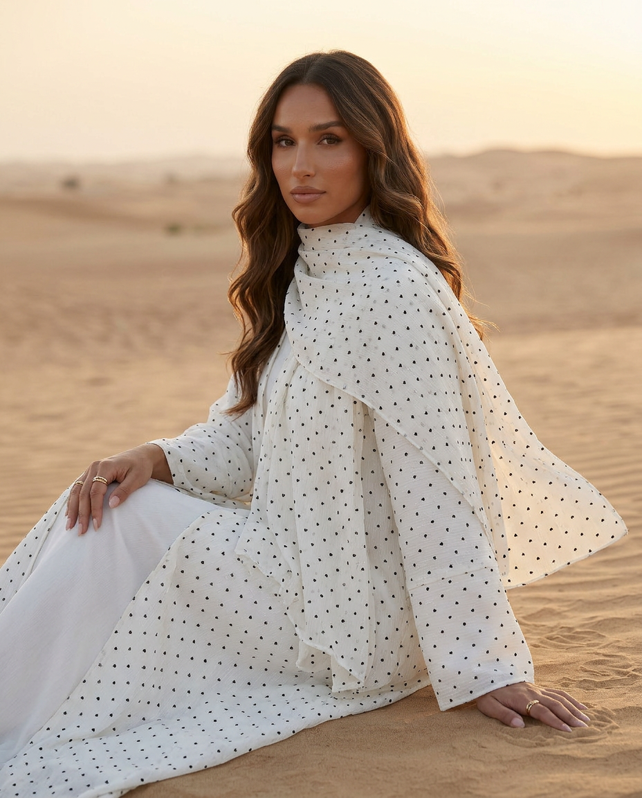 SEVDA Heart Abaya