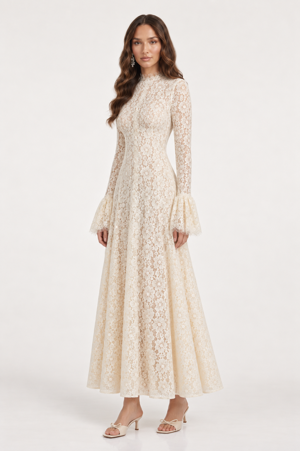 AYLIN Lace Maxi Dress