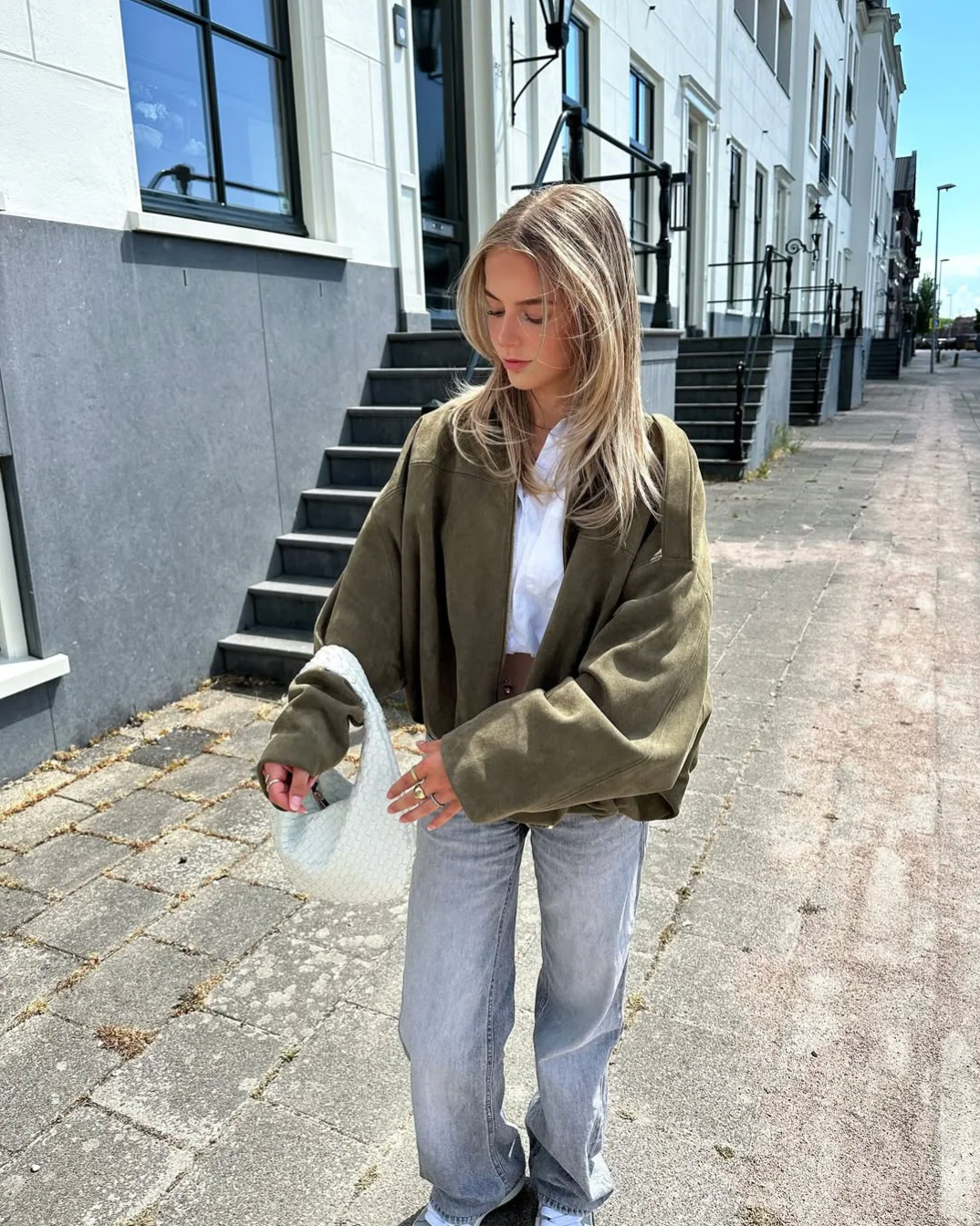SEMRA Urban Wildleder-Übergröße-Jacke