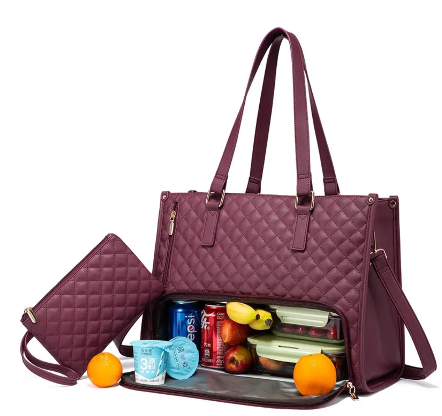 ELEGANZA™ 3-in-1-Kühltasche mit Steppmuster