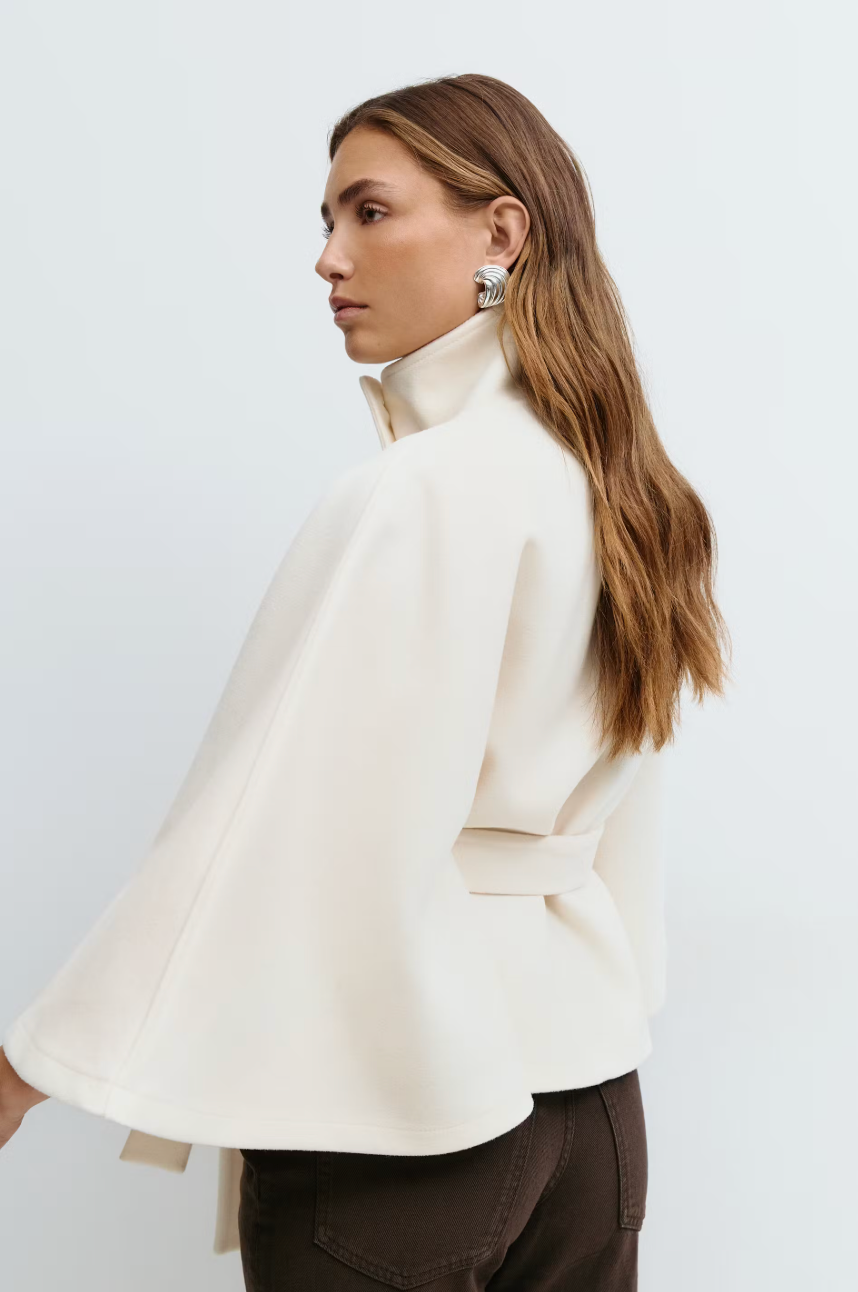 NEYLA Cape-Jacke mit Gürtel