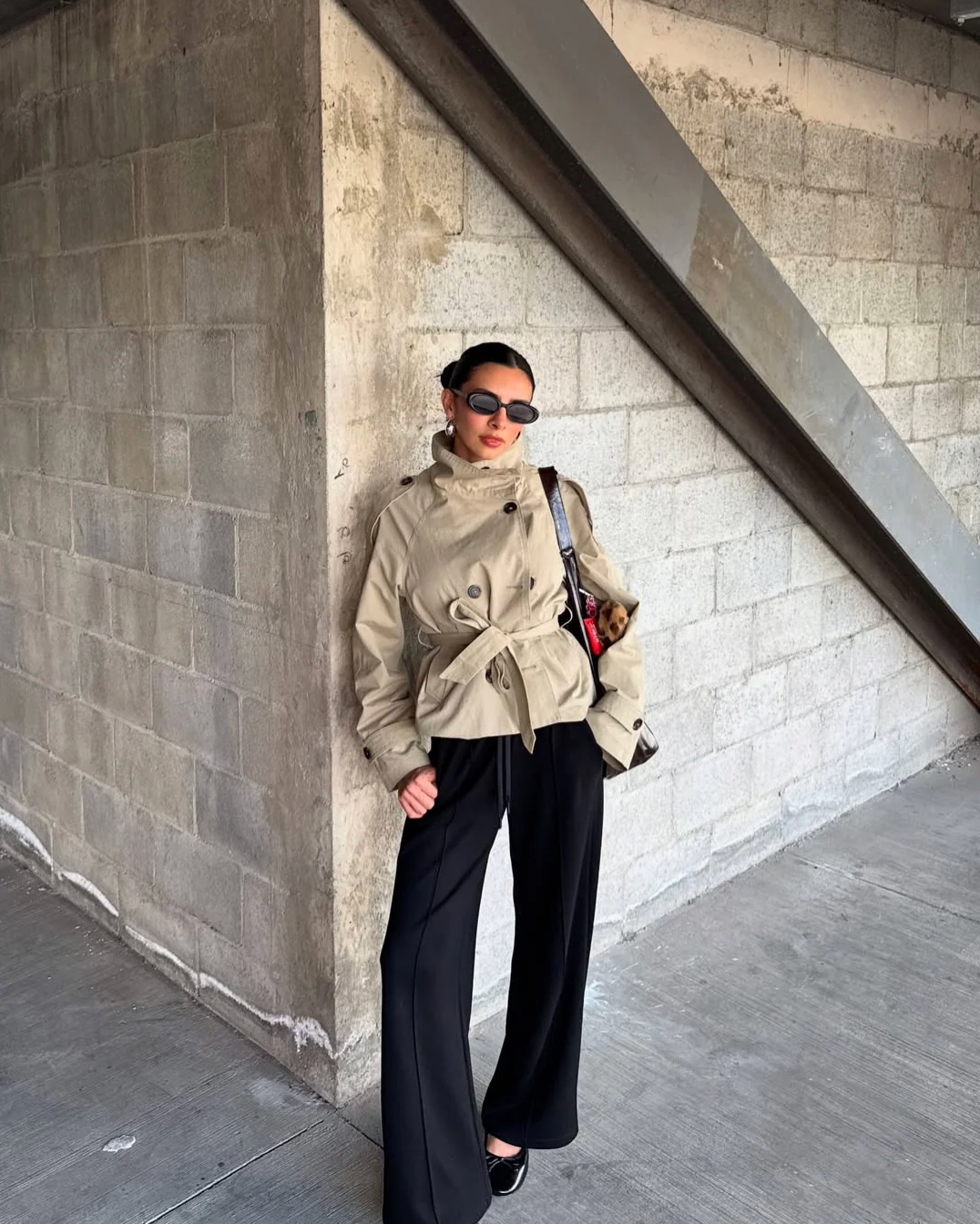 PAULA Kurzer Trenchcoat