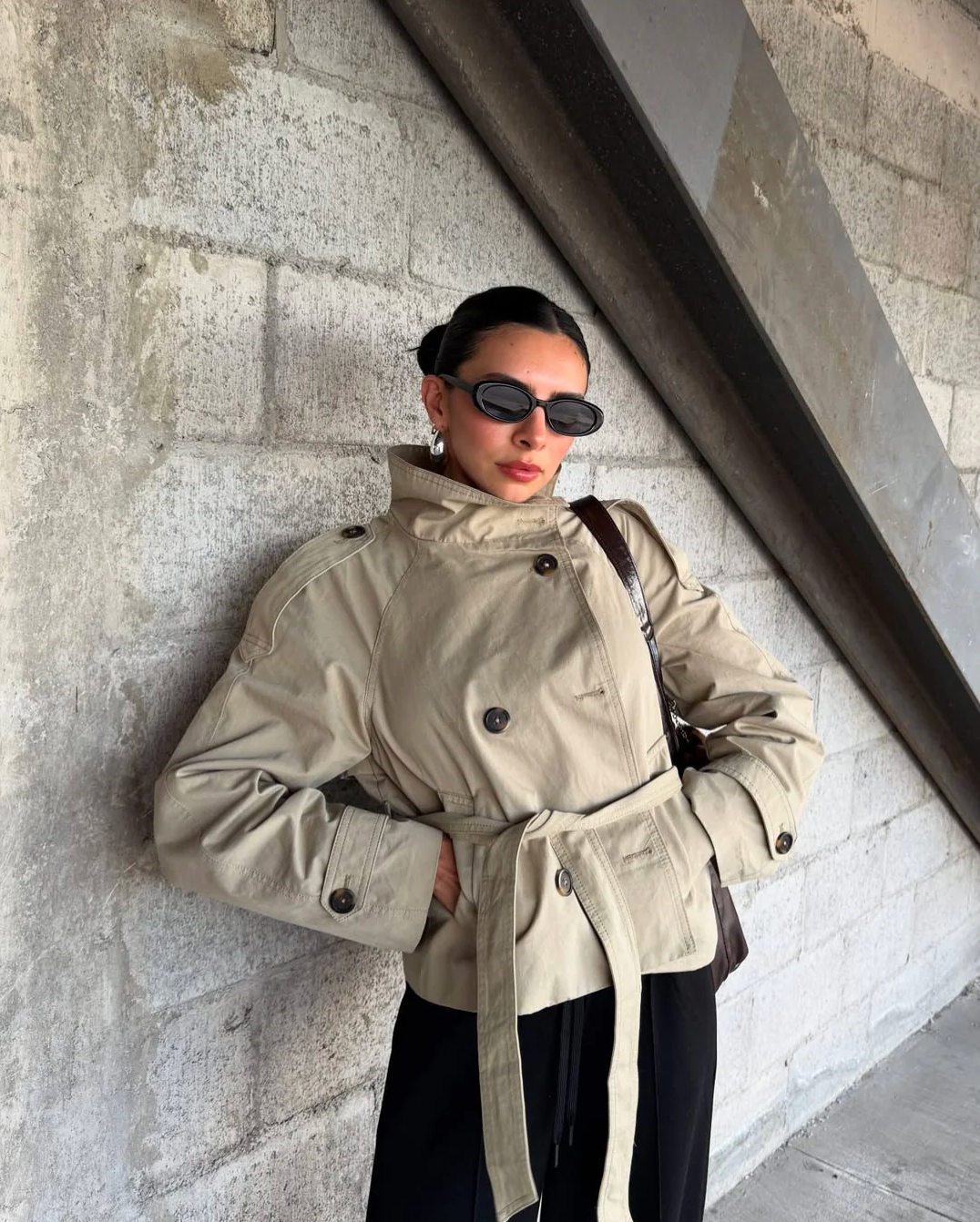 PAULA Kurzer Trenchcoat