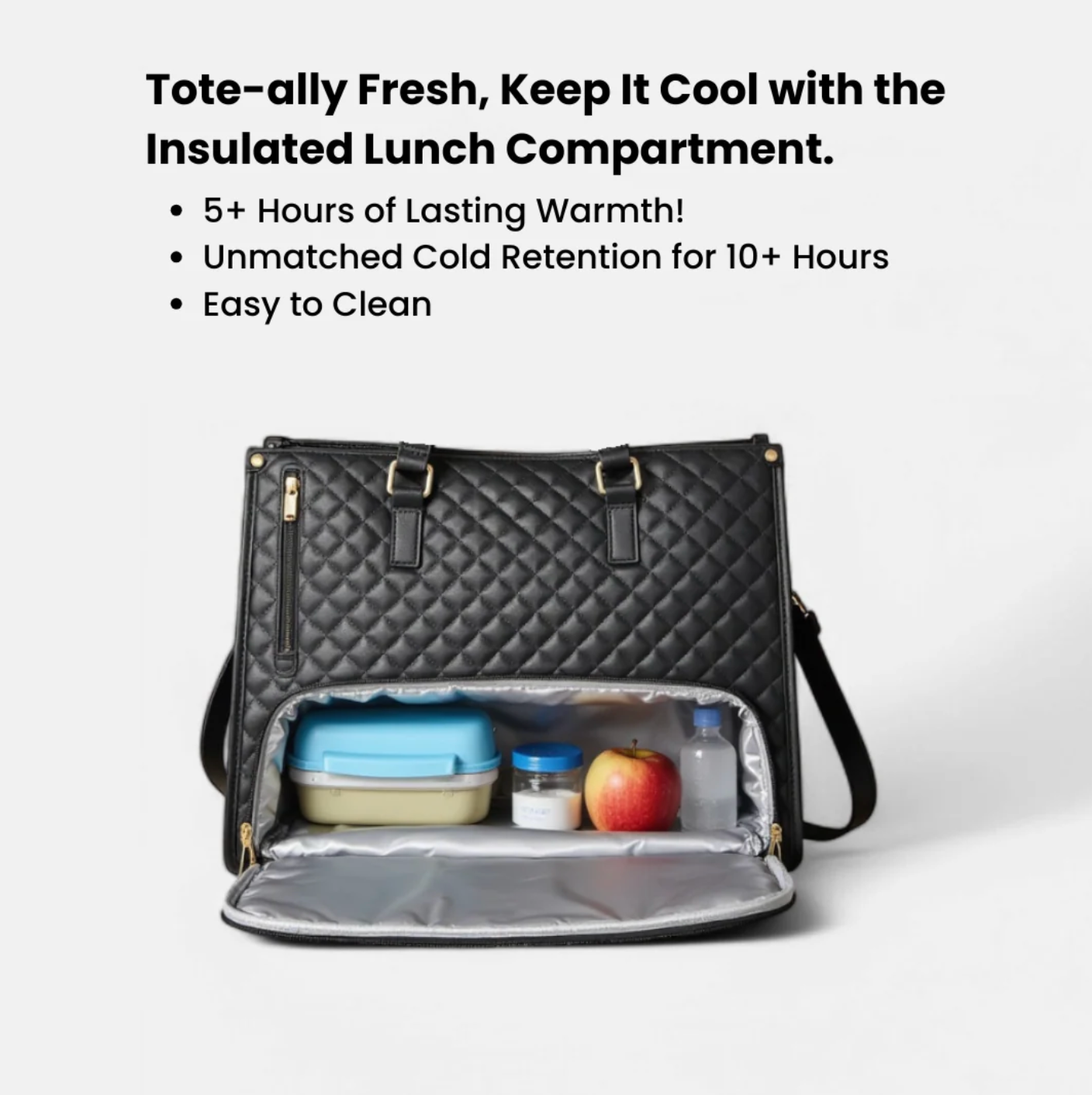 ELEGANZA™ 3-in-1-Kühltasche mit Steppmuster