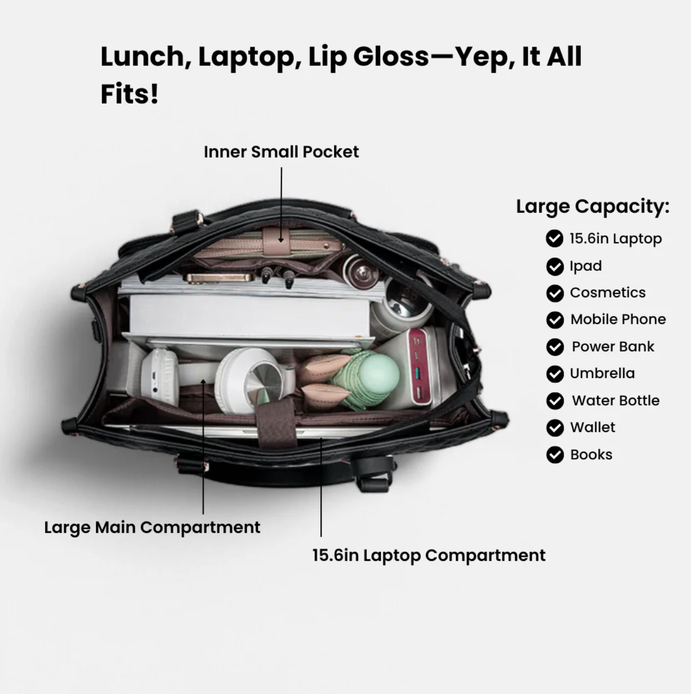 ELEGANZA™ 3-in-1-Kühltasche mit Steppmuster